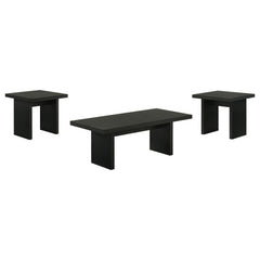 Decker 3-piece Coffee and End Table Set Black