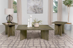 Best Furniture Outlet - Coaster - Andando 3-piece Coffee and End Table Set Mango Brown - 708498-S3