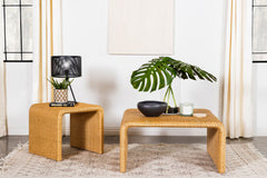 Best Furniture Outlet - Coaster - Cahya 2-piece Rattan Coffee and End Table Set Natural - 709818-S2