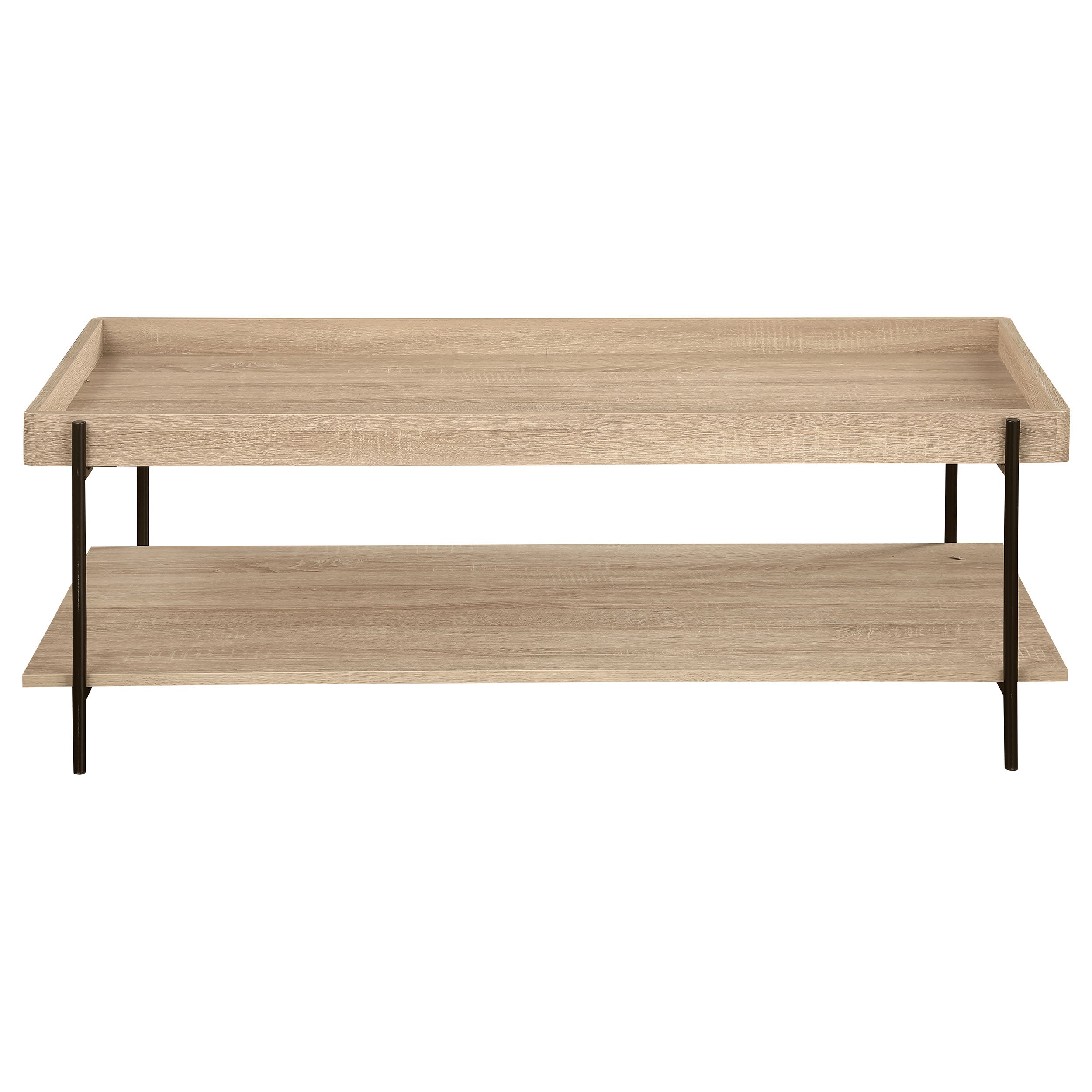 Fallon 2-piece Rectangular Coffee and End Table Set Natural