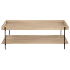 Fallon 3-piece Rectangular Coffee and End Table Set Natural