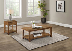 Best Furniture Outlet - Coaster - Payne 2-piece Coffee and 1-drawer End Table Set Brown - 710548-S2