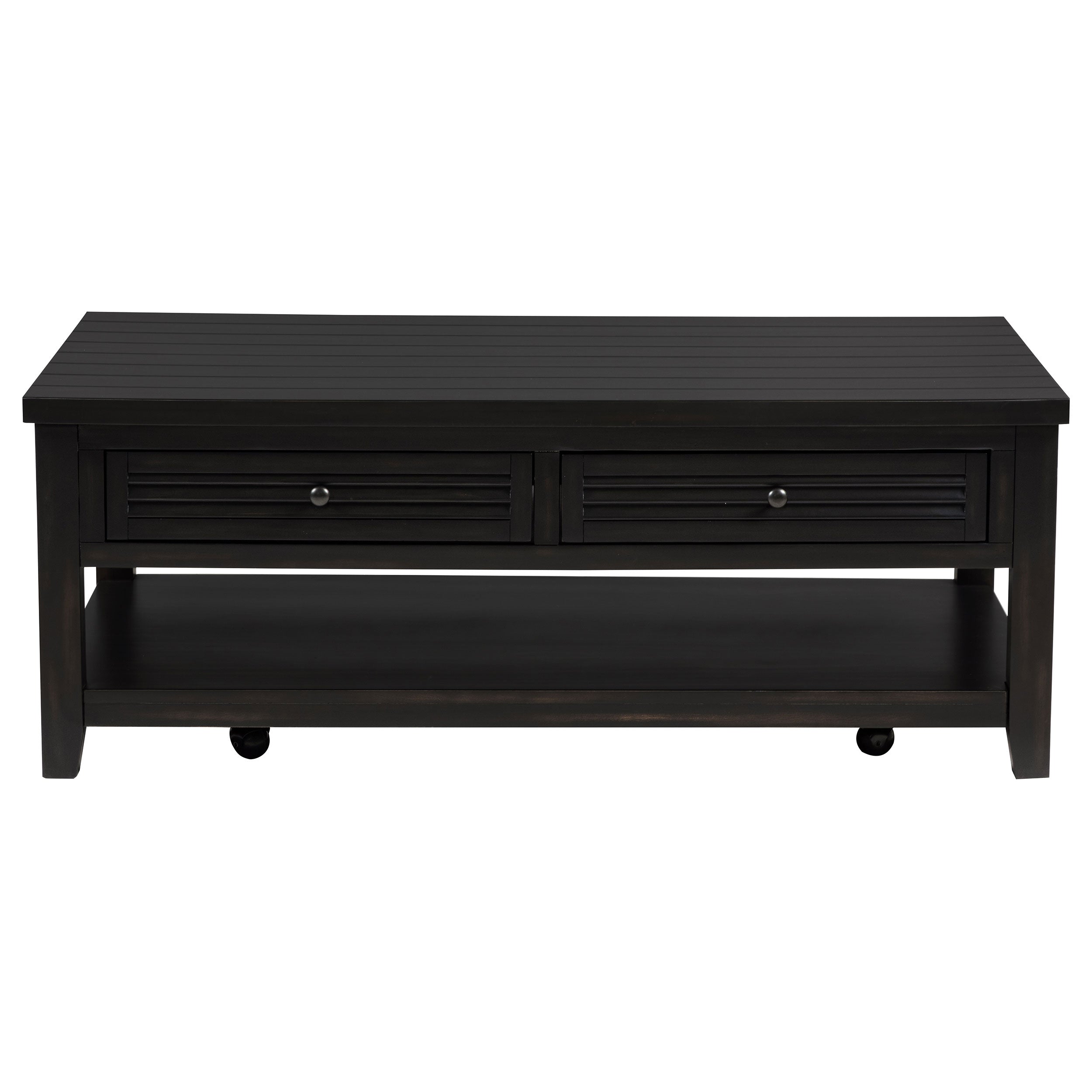 Concord 2-piece Coffee and End Table Set Distressed Java