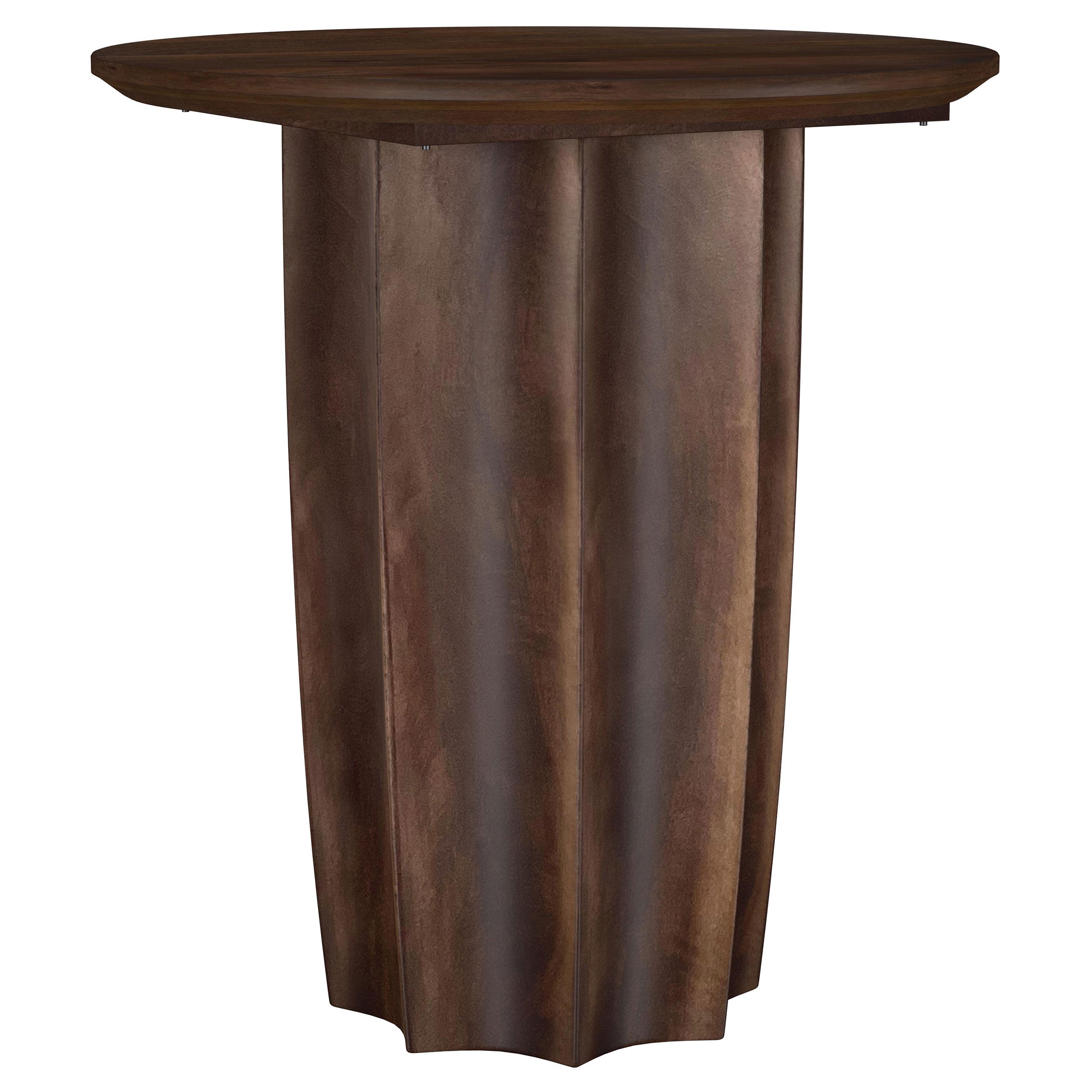 Best Furniture Outlet - Coaster - Cayenne Solid Mango Wood Accent Side End Table Walnut - 710777
