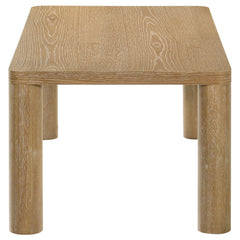 Castlewood Engineered Wood Cocktail Coffee Table Light Oak