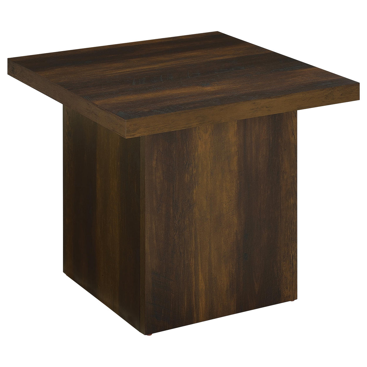 Best Furniture Outlet - Coaster - Devar Square Engineered Wood Side End Table Dark Pine - 710887