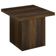 Best Furniture Outlet - Coaster - Devar Square Engineered Wood Side End Table Dark Pine - 710887