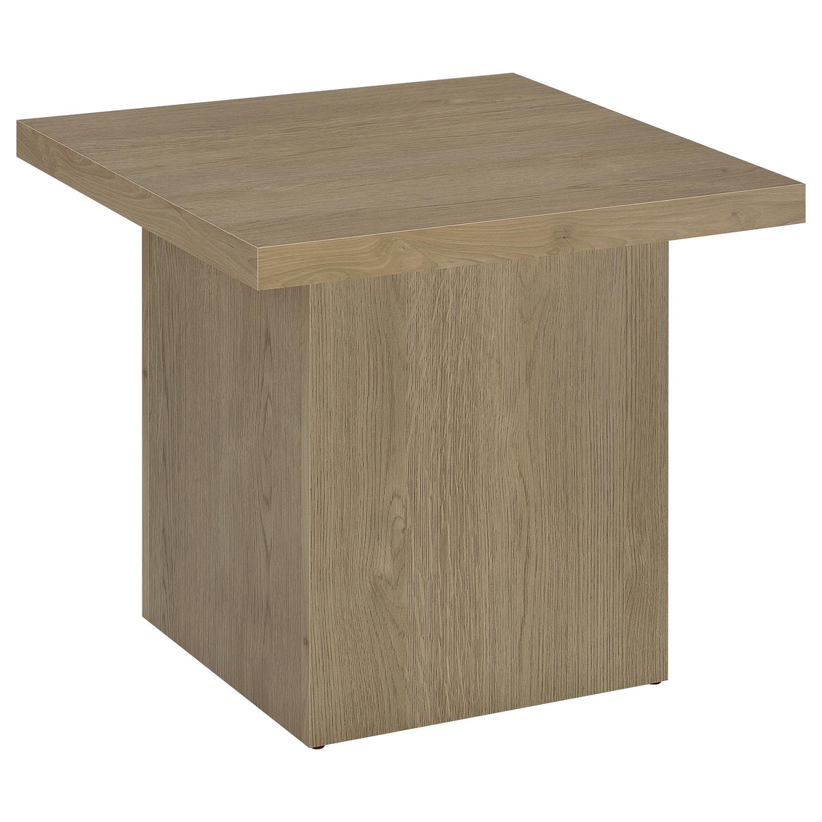 Best Furniture Outlet - Coaster - Devar Square Engineered Wood Side End Table Latte - 710917