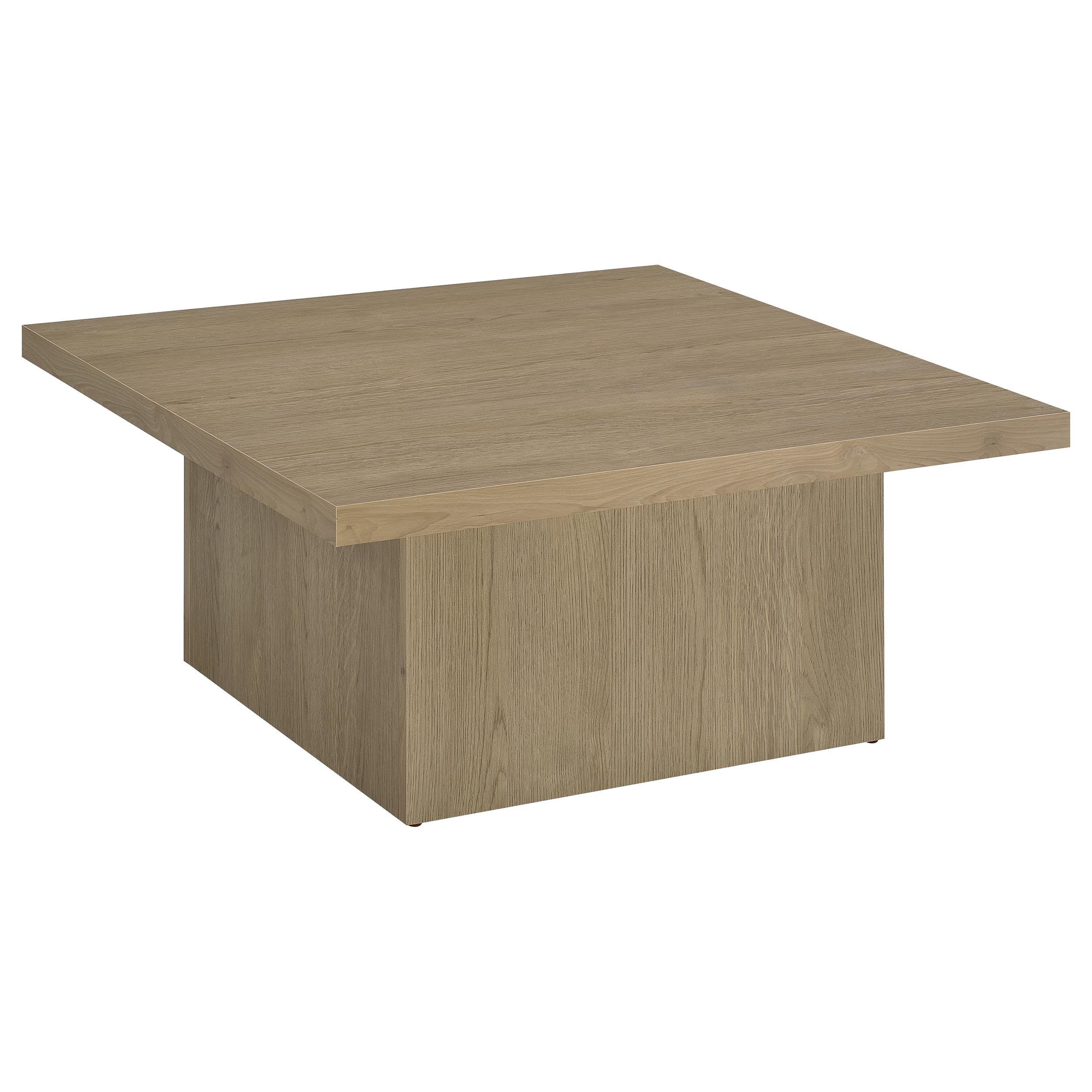 Best Furniture Outlet - Coaster - Devar Square Engineered Wood Cocktail Coffee Table Latte - 710918