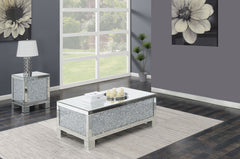 Best Furniture Outlet - Coaster - Gillian 2-piece Mirrored Coffee and End Table Set Silver - 722498-S2