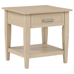 Best Furniture Outlet - Coaster - Lindenton 1-drawer Wood Occasional Side End Table Blonde - 722757