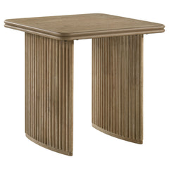 Best Furniture Outlet - Coaster - Adina Square Wood Side End Table Distressed Light Brown - 722857