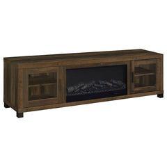 Best Furniture Outlet - Coaster - Havering 71-inch TV Stand Fireplace Media Console Dark Pine - 722873