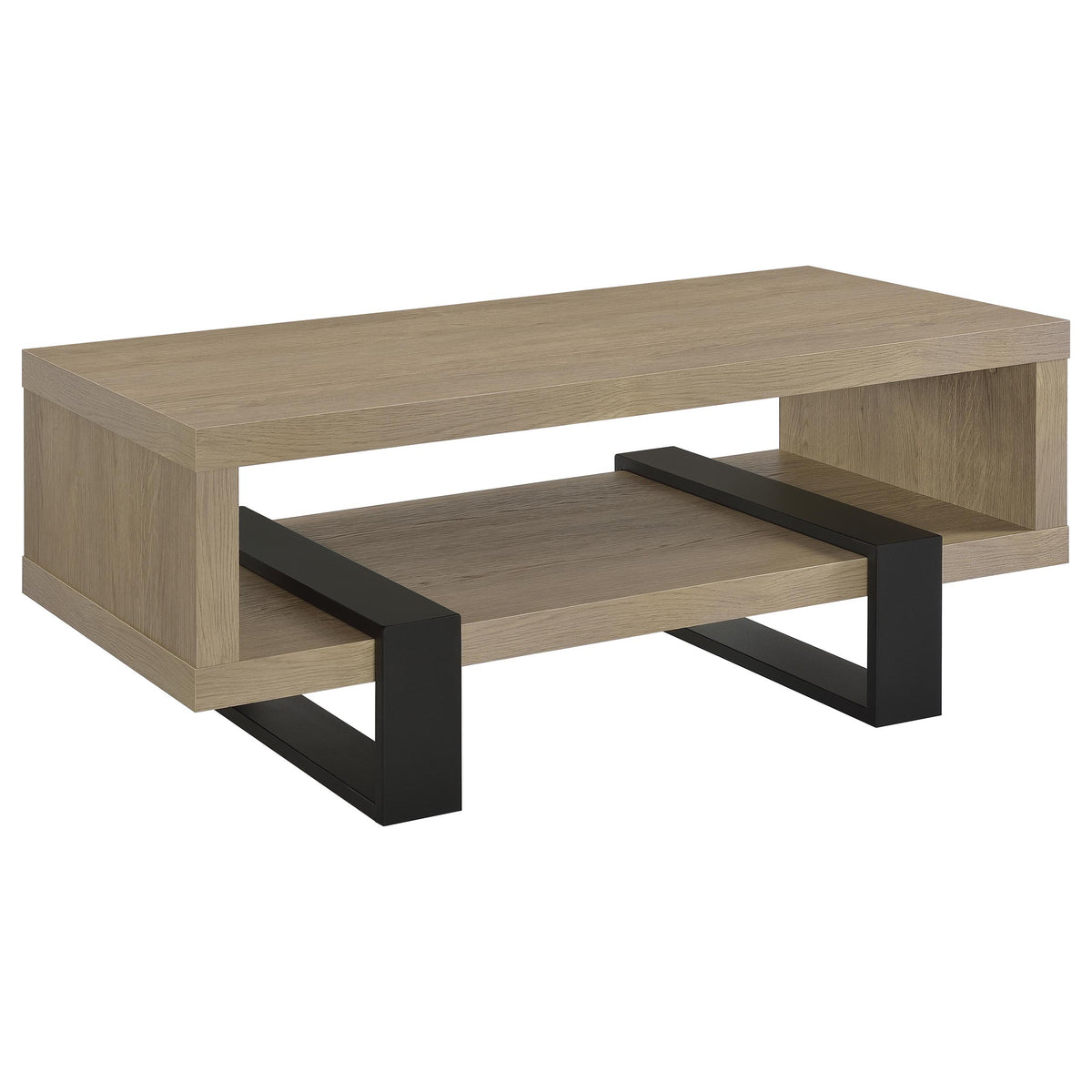 Best Furniture Outlet - Coaster - Dinard Engineered Wood Cocktail Coffee Table Latte - 723688