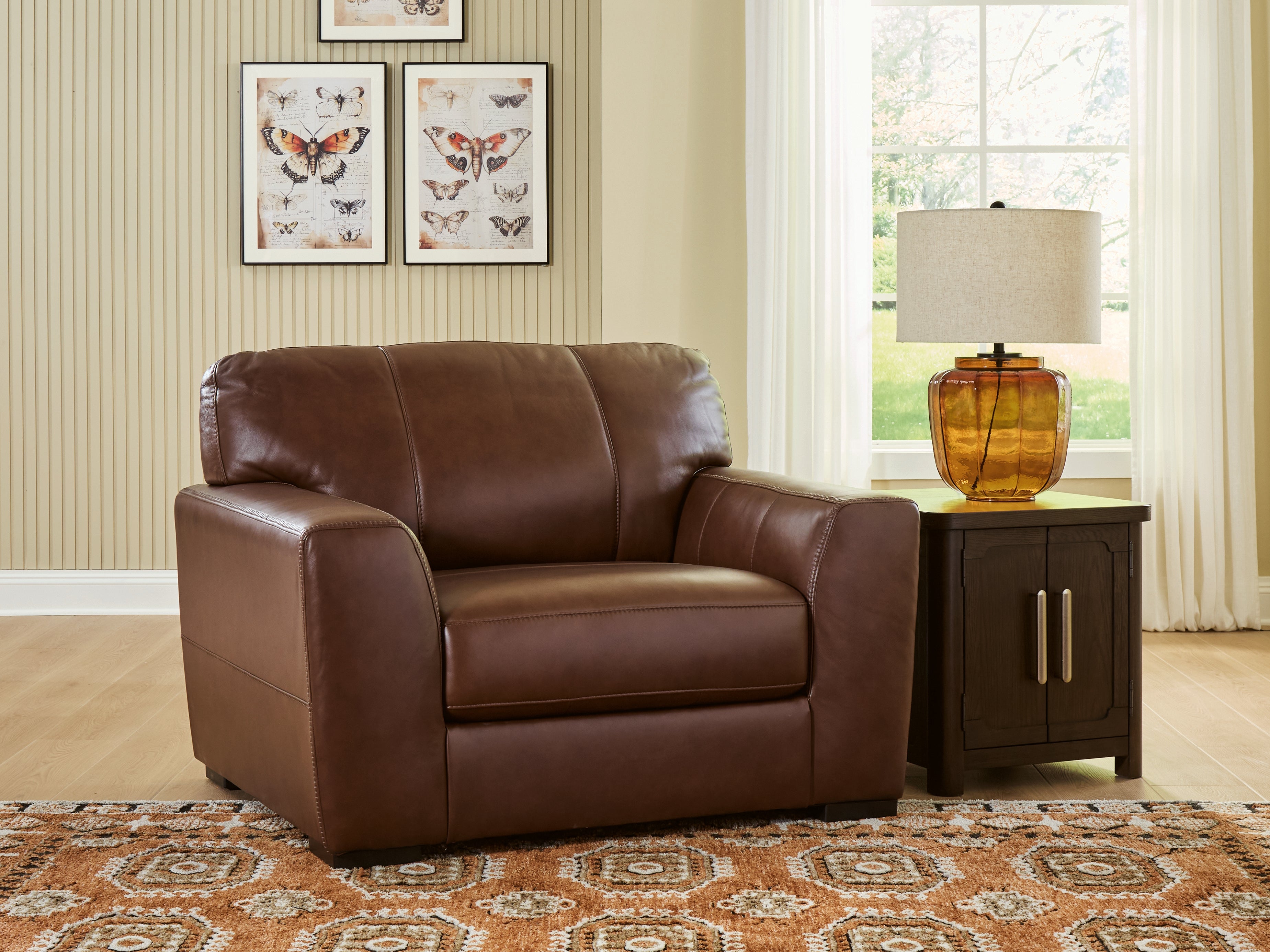 Best Furniture Outlet - Ashley Furniture - Brogliano Living Room - Chair and a Half / Canyon - PC7290723