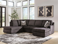 Best Furniture Outlet - Ashley Furniture - Lentiz Sectional - RAF 2-Piece Sectional with Chaise - PC73404S1