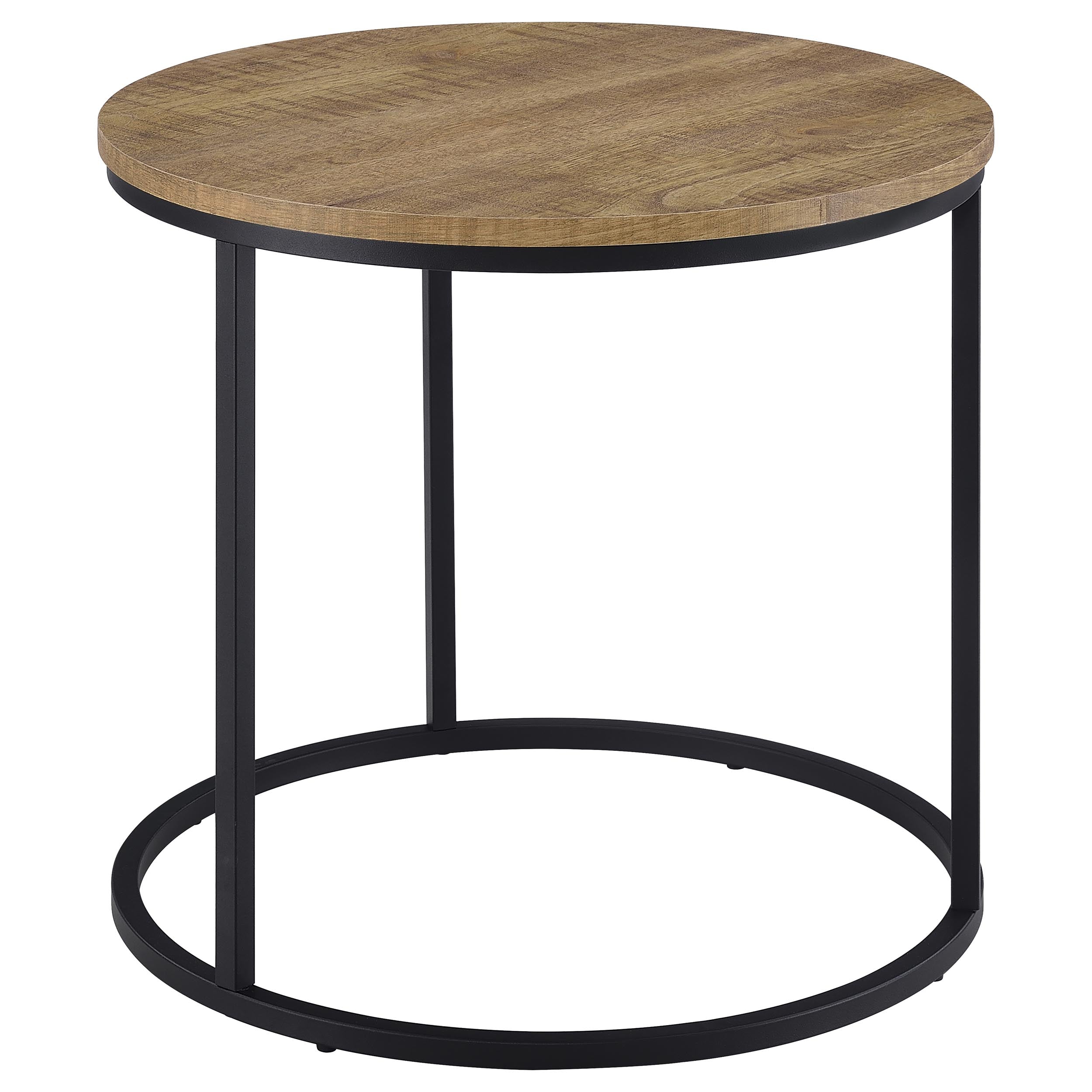 Best Furniture Outlet - Coaster - Lainey Round Occasional Side End Table Mango - 736037