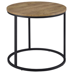 Best Furniture Outlet - Coaster - Lainey Round Occasional Side End Table Mango - 736037
