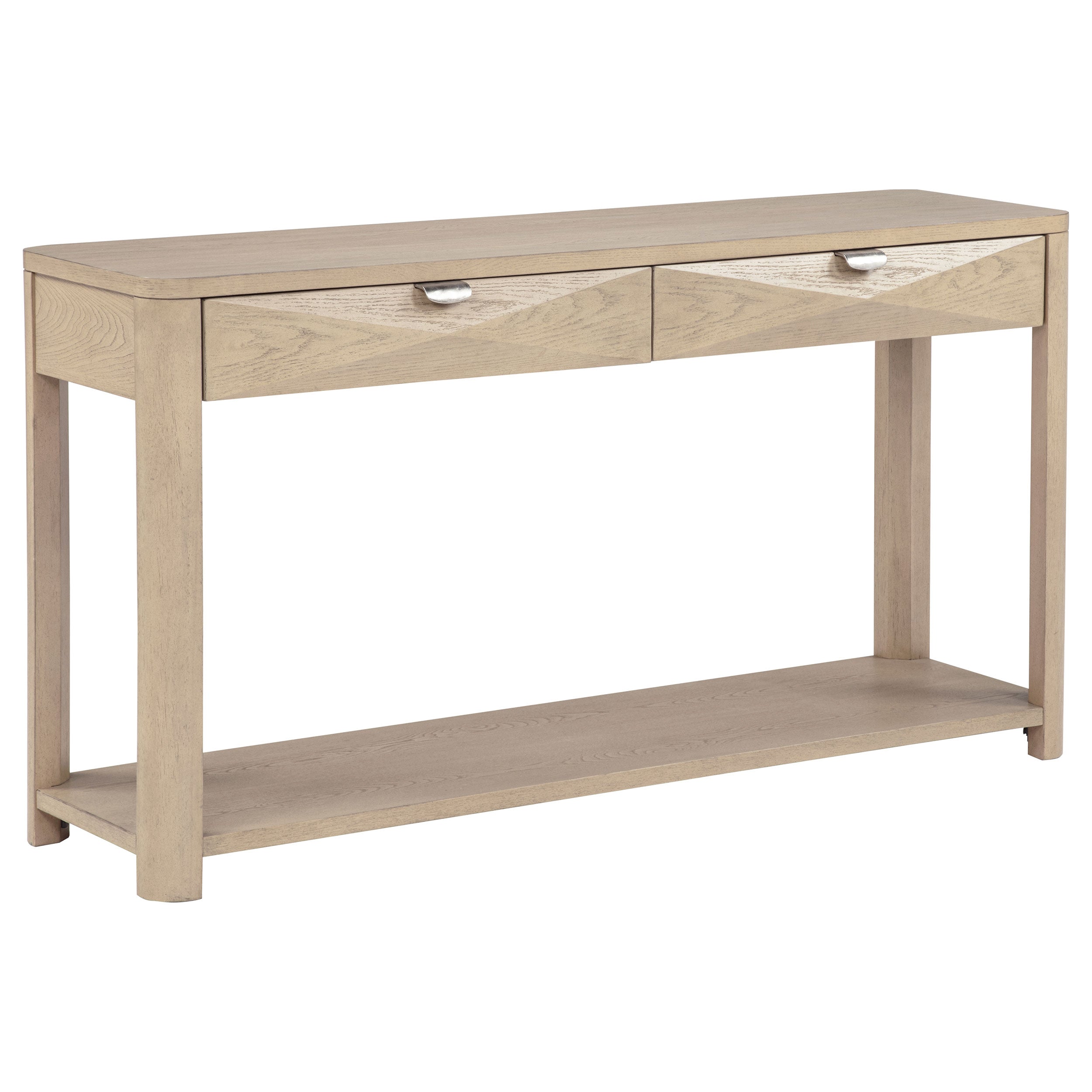 Best Furniture Outlet - Coaster - Marcelo Sofa Console Table with 2 Drawers and Shelf Light Elm - 736059