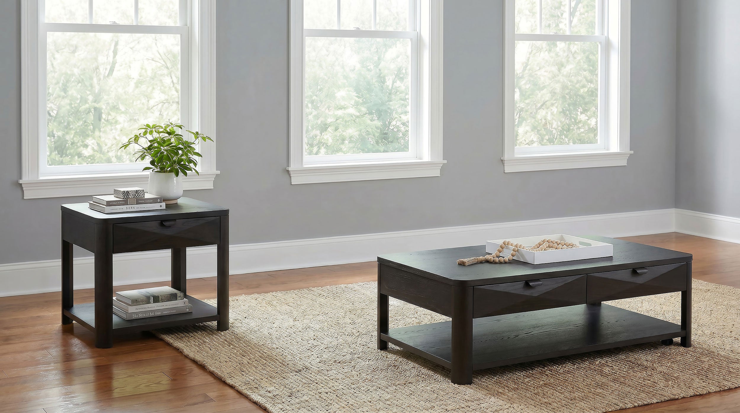 Best Furniture Outlet - Coaster - Marcelo 2-piece Coffee Table Set with Storage Coffee - 736068-S2