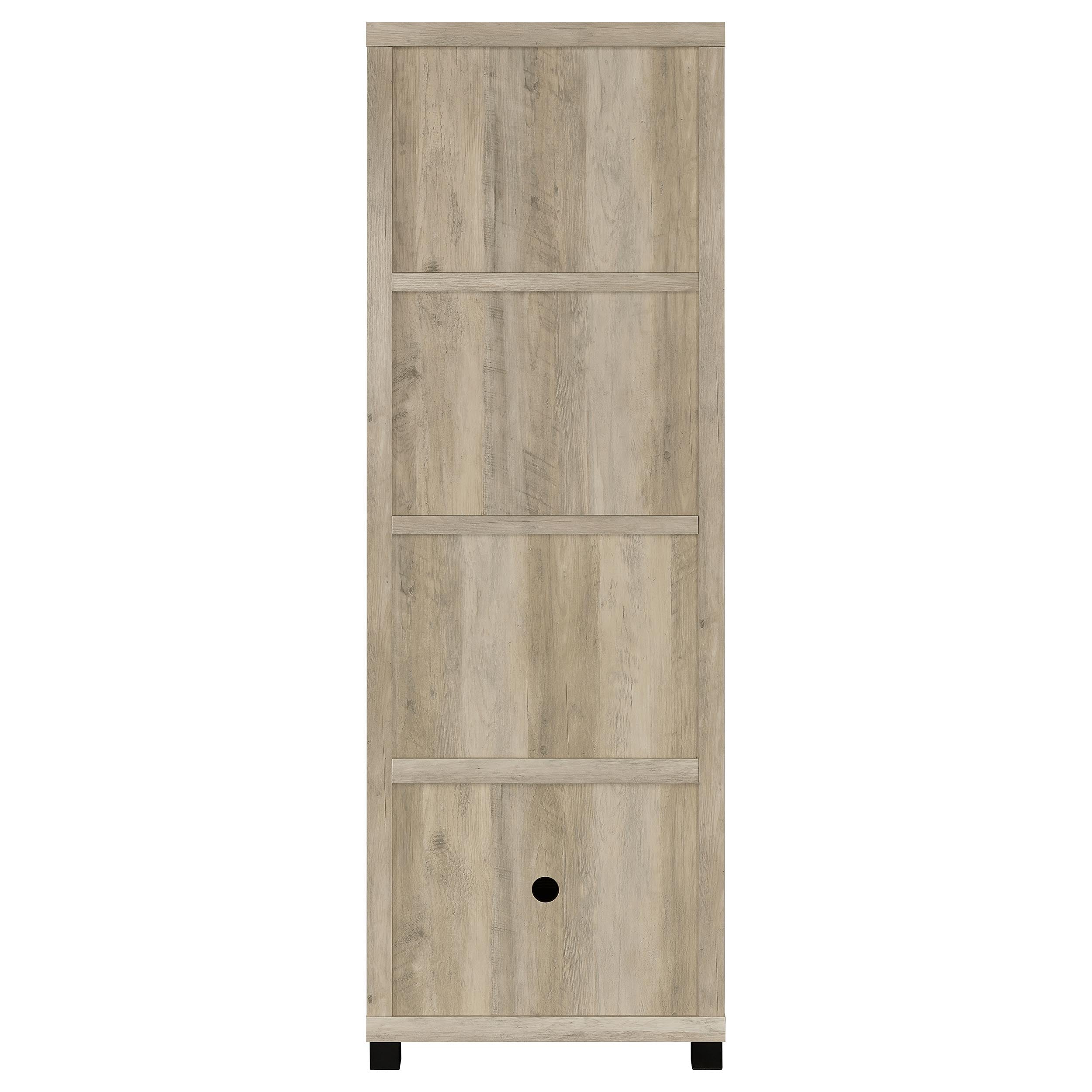 Sachin 3-piece 79-inch TV Entertainment Center Antique Pine