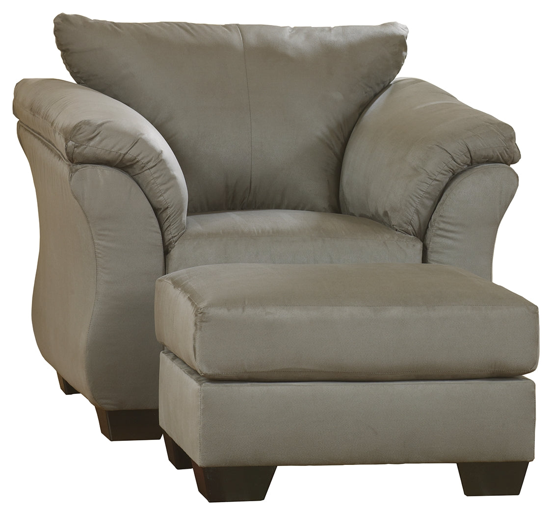 Best Furniture Outlet - Ashley Furniture - Darcy Chair and Ottoman - Chair and Ottoman - 75005U7
