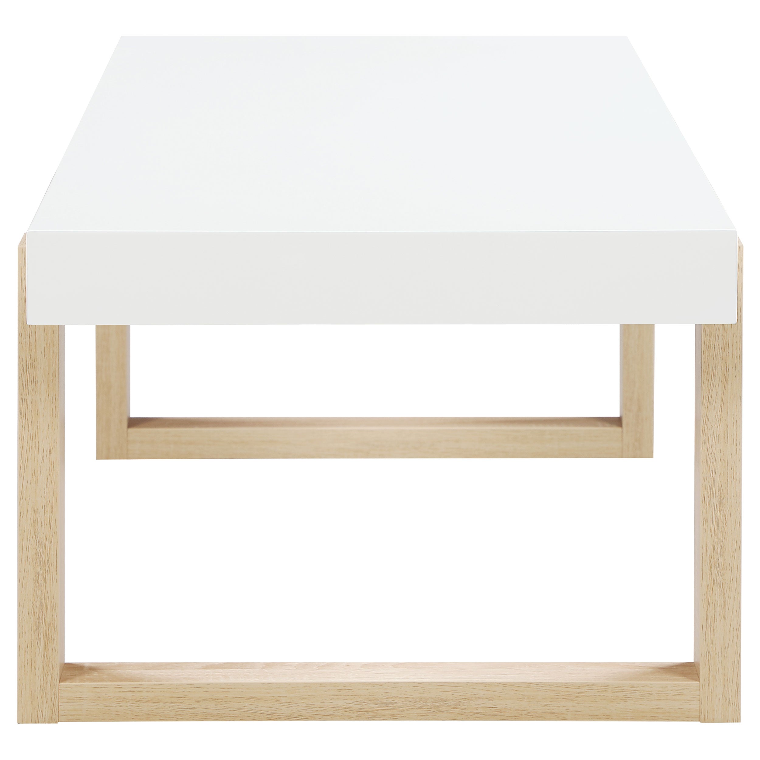 Pala 3-piece Coffee and End Table Set White High Gloss