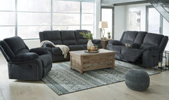 Best Furniture Outlet - Ashley Furniture - Draycoll Reclining Sofa, Loveseat and Recliner - Reclining Sofa, Loveseat and Recliner - 76504U4