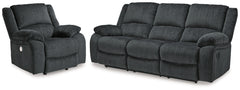 Best Furniture Outlet - Ashley Furniture - Draycoll Reclining Sofa and Power Recliner - Reclining Sofa and Power Recliner - 76504U9