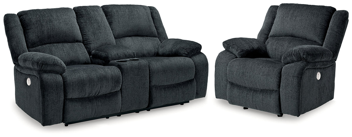 Best Furniture Outlet - Ashley Furniture - Draycoll Power Reclining Loveseat and Power Recliner - Power Reclining Loveseat and Power Recliner - 76504U8