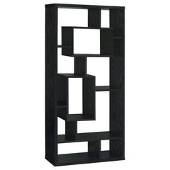 Best Furniture Outlet - Coaster - Linbrook 67-inch 8-shelf Bookshelf Black Oak - 800262