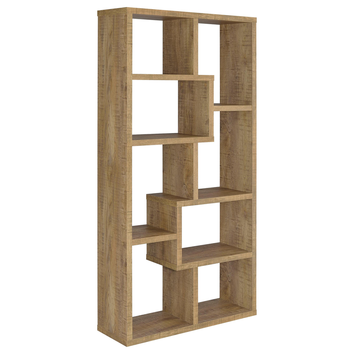 Best Furniture Outlet - Coaster - Theo 71-inch 6-shelf Bookshelf Mango - 800515