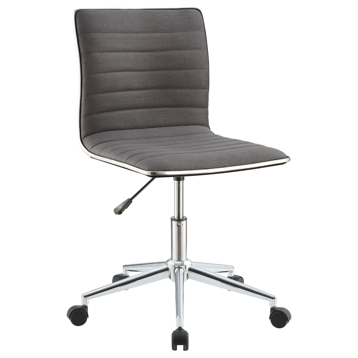 Best Furniture Outlet - Coaster - Chryses Upholstered Adjustable Home Office Desk Chair Grey - 800727
