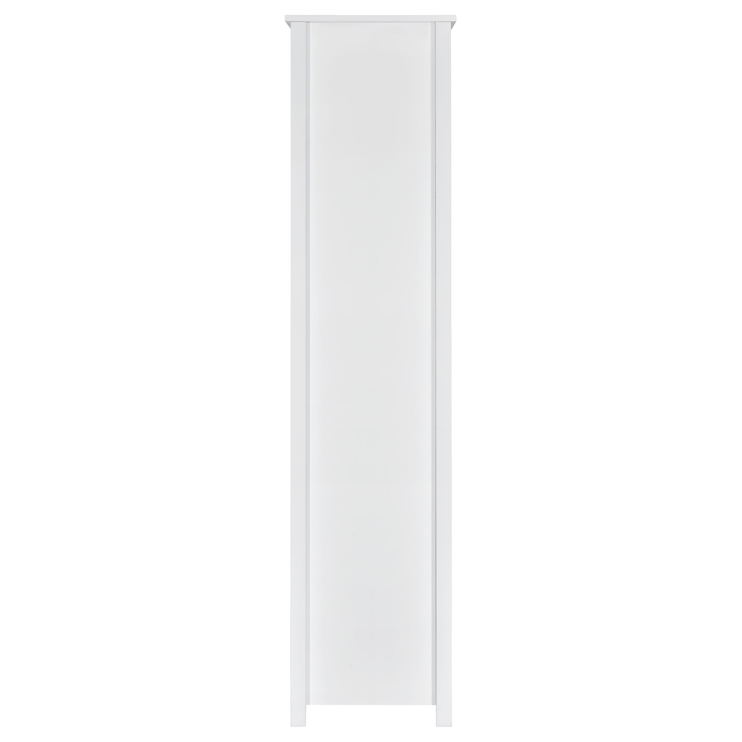 Dylan 68-inch 4-shelf Storage Bookshelf White High Gloss