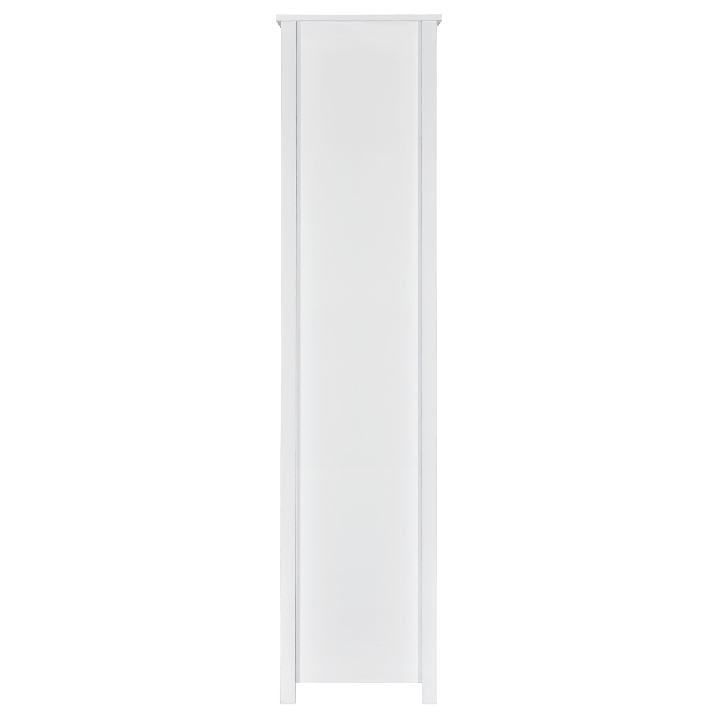 Dylan 68-inch 4-shelf Storage Bookshelf White High Gloss
