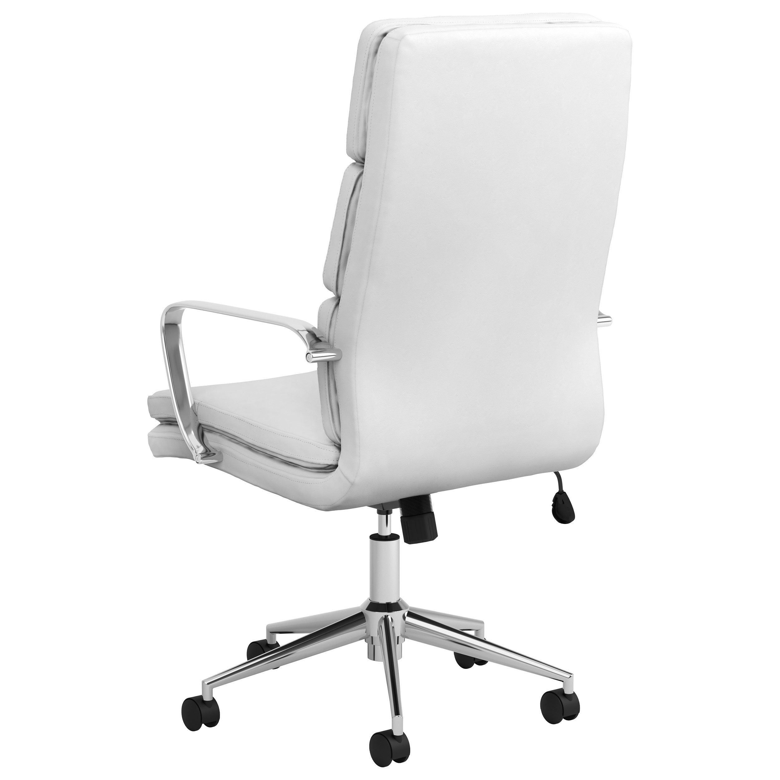 Ximena Upholstered Adjustable High Back Office Chair White