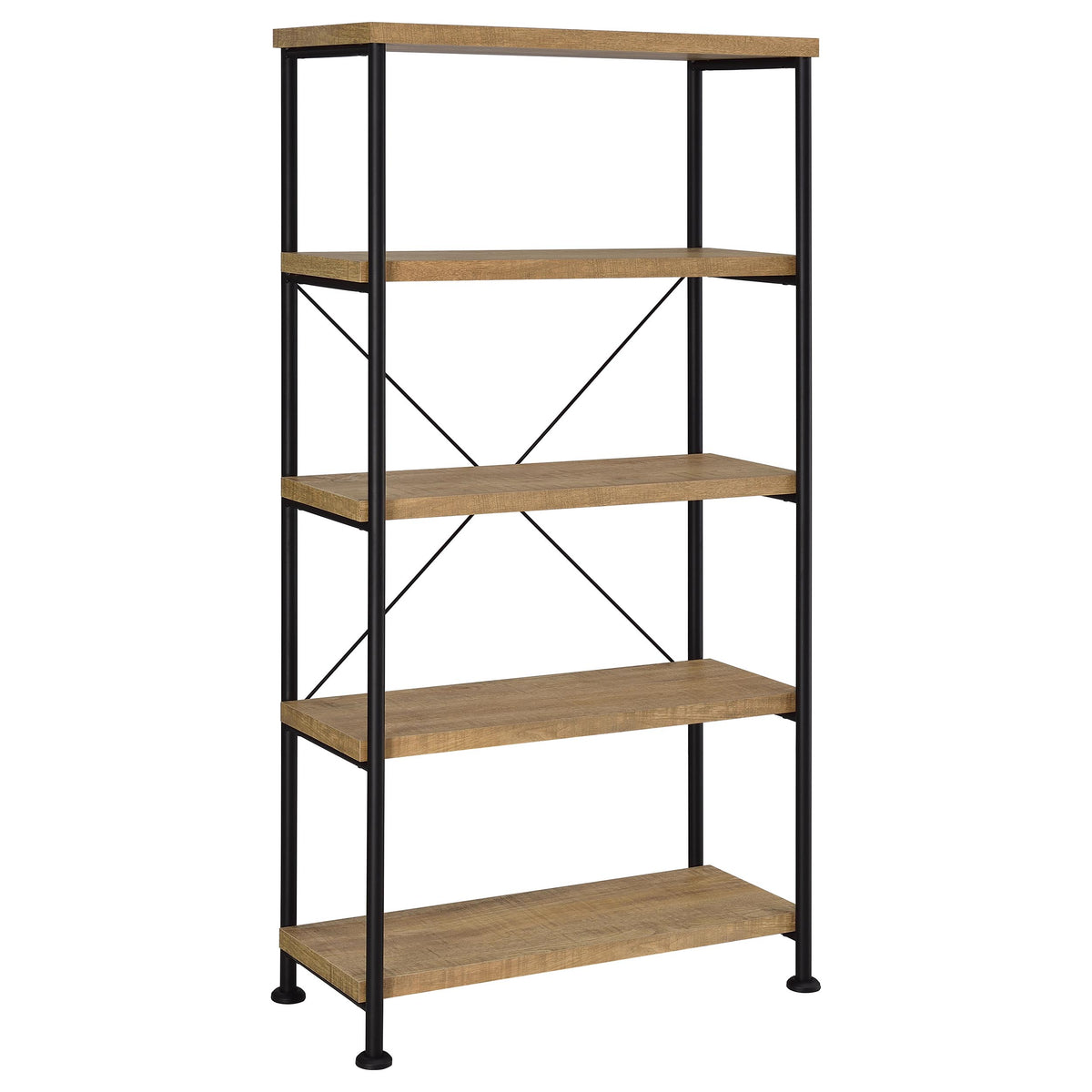 Best Furniture Outlet - Coaster - Analiese 63-inch 4-shelf Bookshelf Mango - 802003