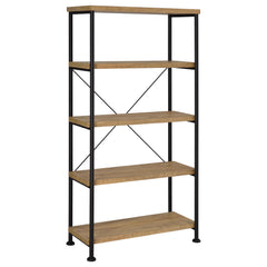 Best Furniture Outlet - Coaster - Analiese 63-inch 4-shelf Bookshelf Mango - 802003