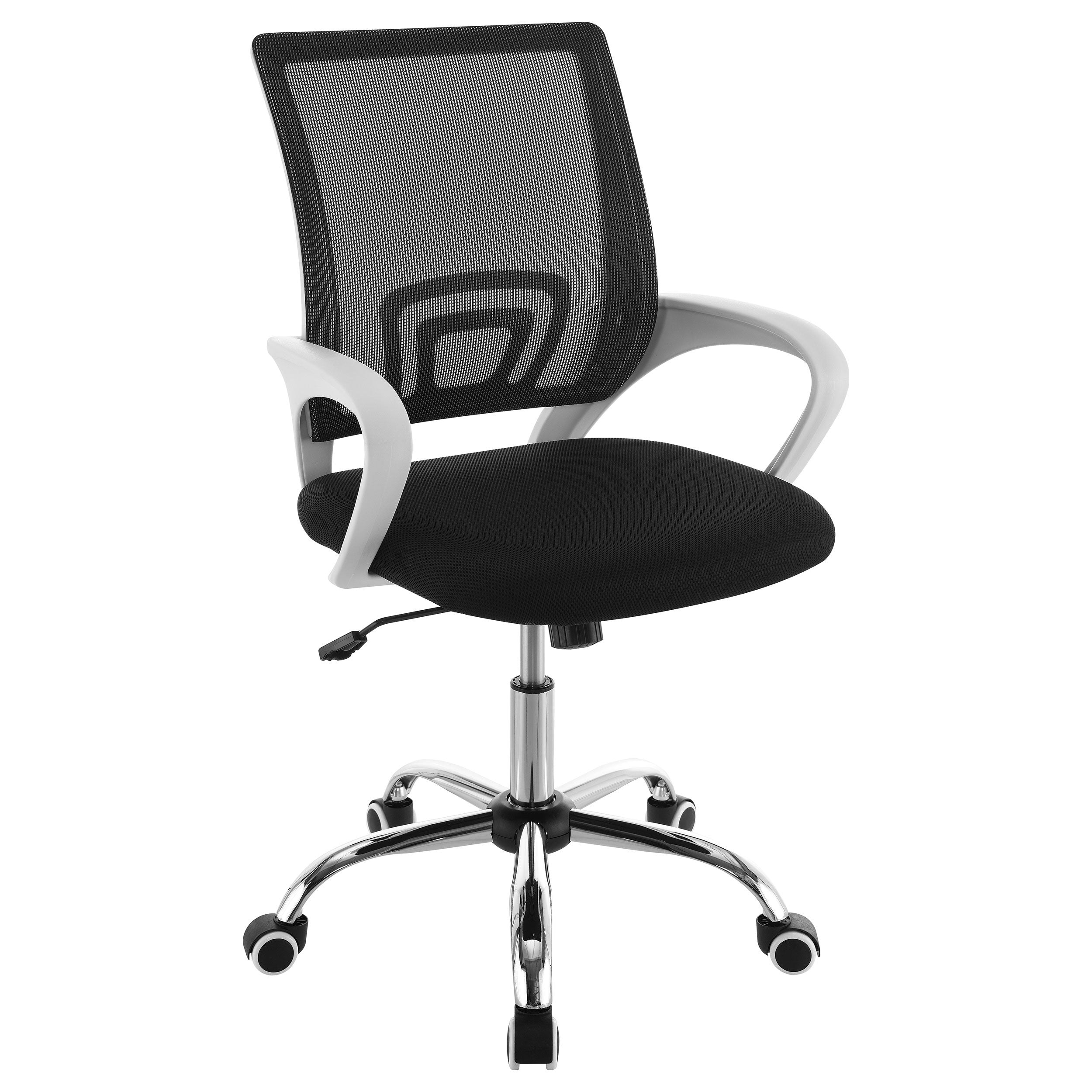 Best Furniture Outlet - Coaster - Felton Upholstered Adjustable Home Office Desk Chair Black - 802014