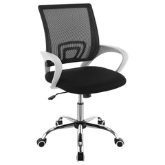 Best Furniture Outlet - Coaster - Felton Upholstered Adjustable Home Office Desk Chair Black - 802014
