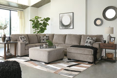 Best Furniture Outlet - Ashley Furniture - Ballinasloe 3-Piece Sectional and Ottoman - 3-Piece Sectional and Ottoman - 80702U2