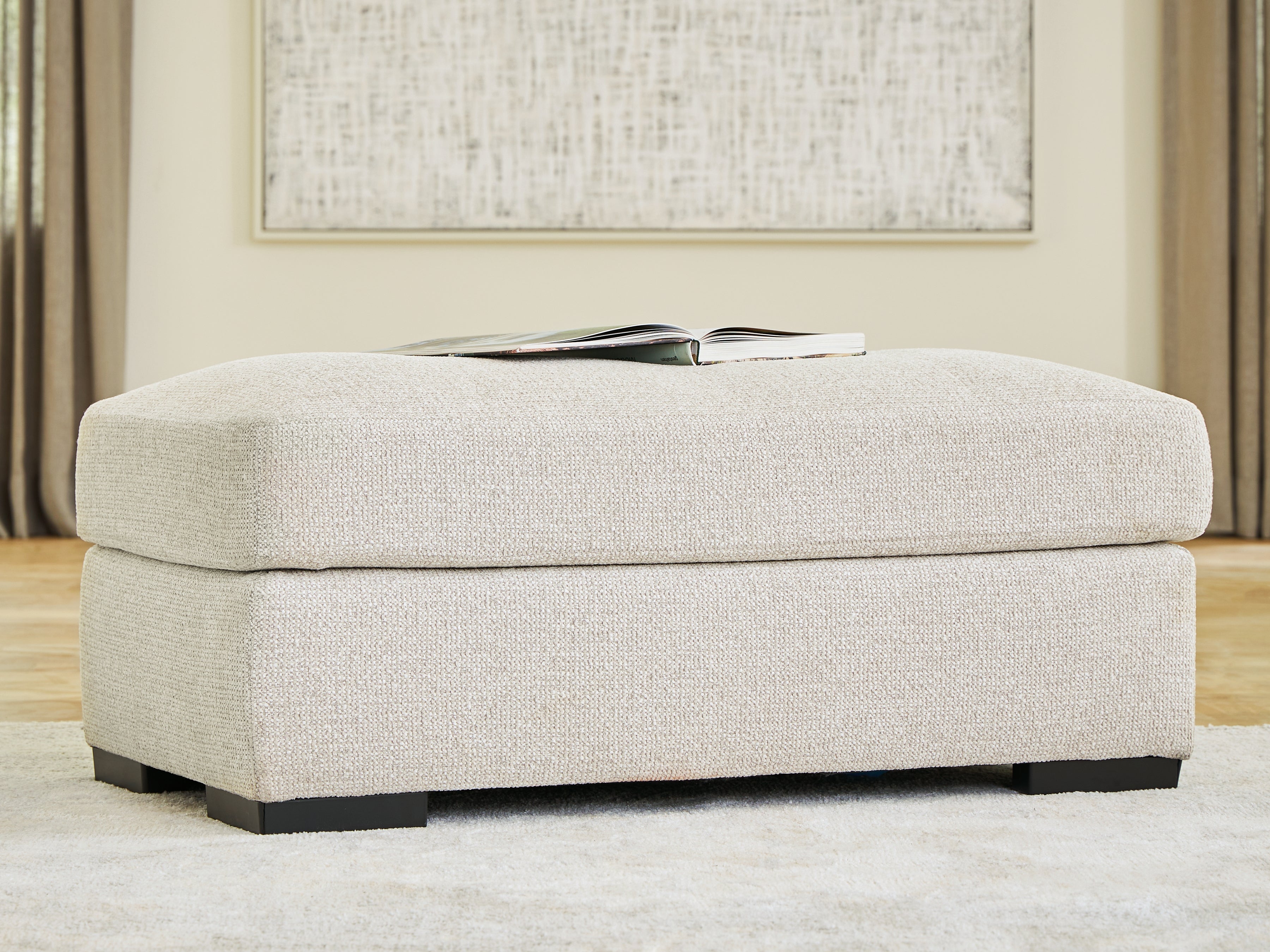 Best Furniture Outlet - Ashley Furniture - Conlee-Pike Living Room - Ottoman / Linen - PC8131014