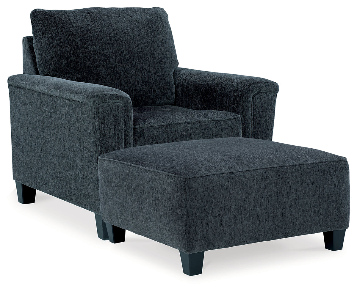 Best Furniture Outlet - Ashley Furniture - Abinger Chair and Oversized Ottoman - Chair and Oversized Ottoman - 83905U6