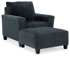 Best Furniture Outlet - Ashley Furniture - Abinger Chair and Oversized Ottoman - Chair and Oversized Ottoman - 83905U6