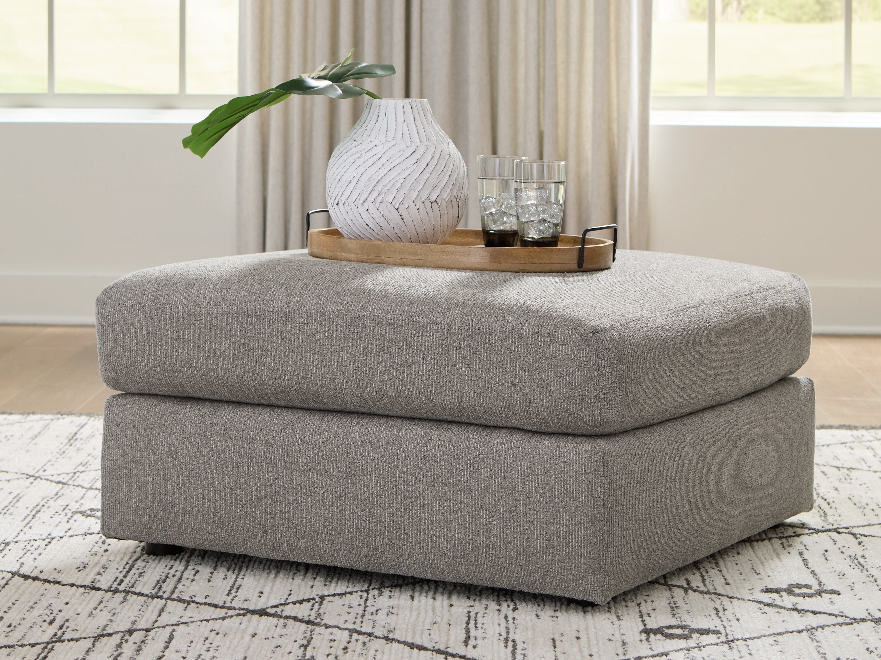Best Furniture Outlet - Ashley Furniture - Lindon Living Room - Oversized Accent Ottoman - 8470408