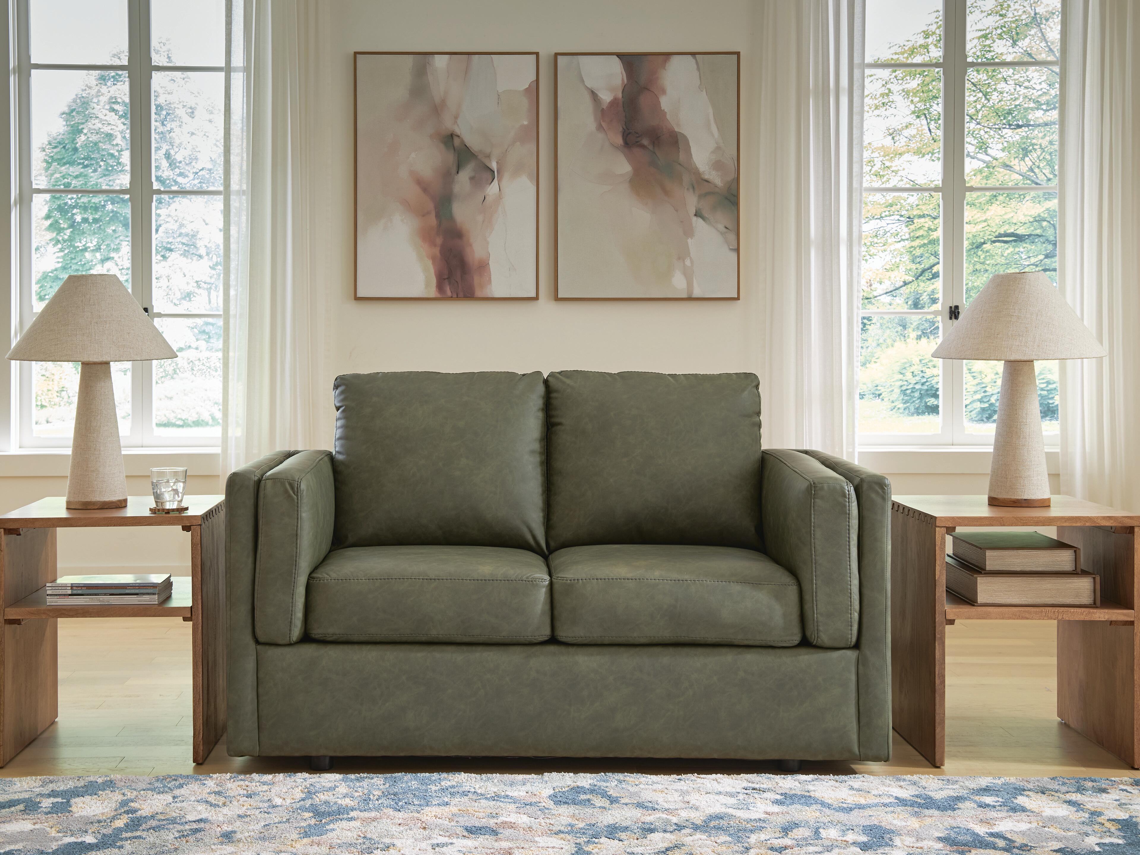 Best Furniture Outlet - Ashley Furniture - Hollis Studio Living Room - Loveseat - PC8560435