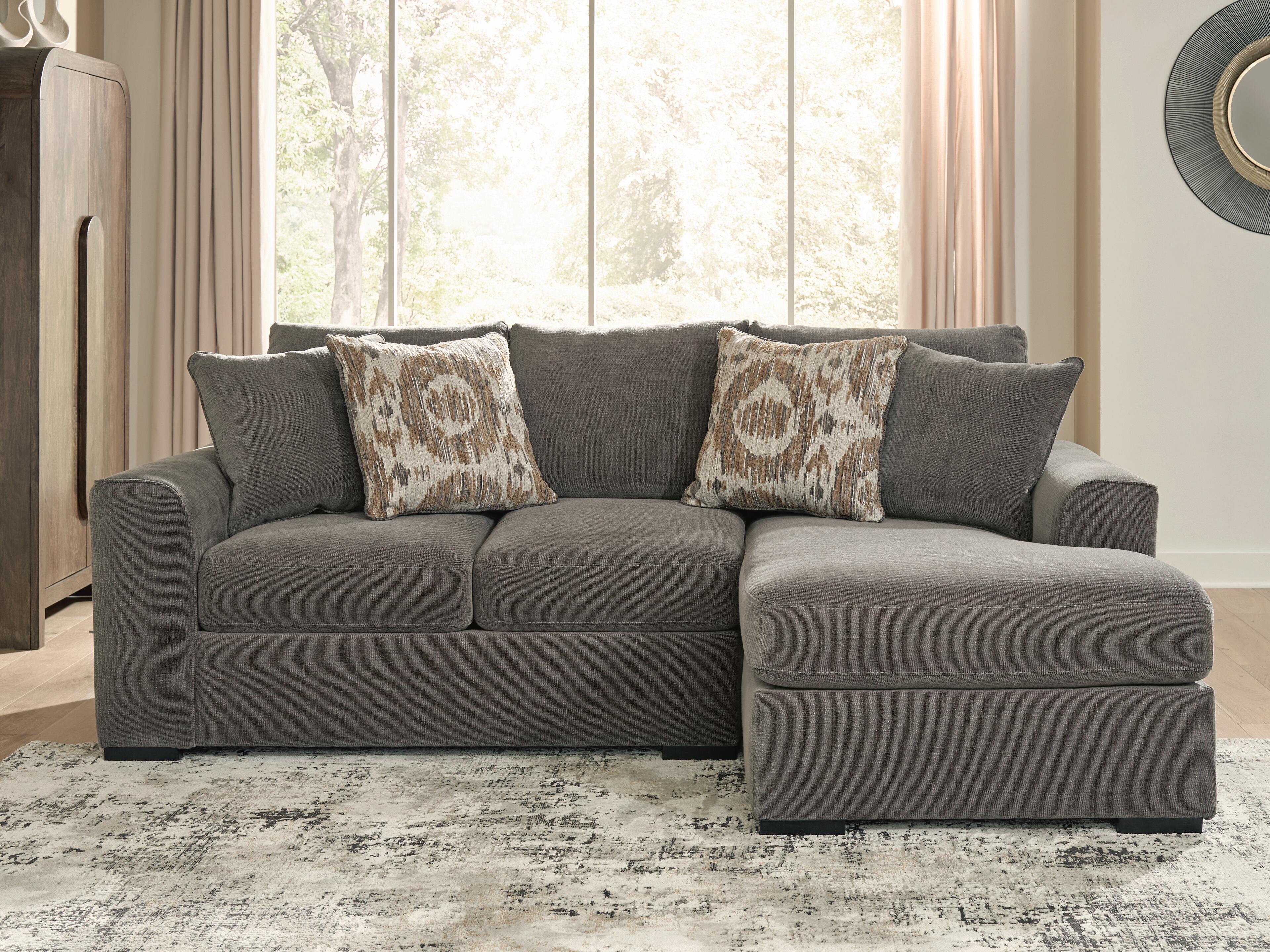 Best Furniture Outlet - Ashley Furniture - Larson Levee Sectional - RAF 2-Piece Sectional Sofa Chaise / Espresso - PC86205S3