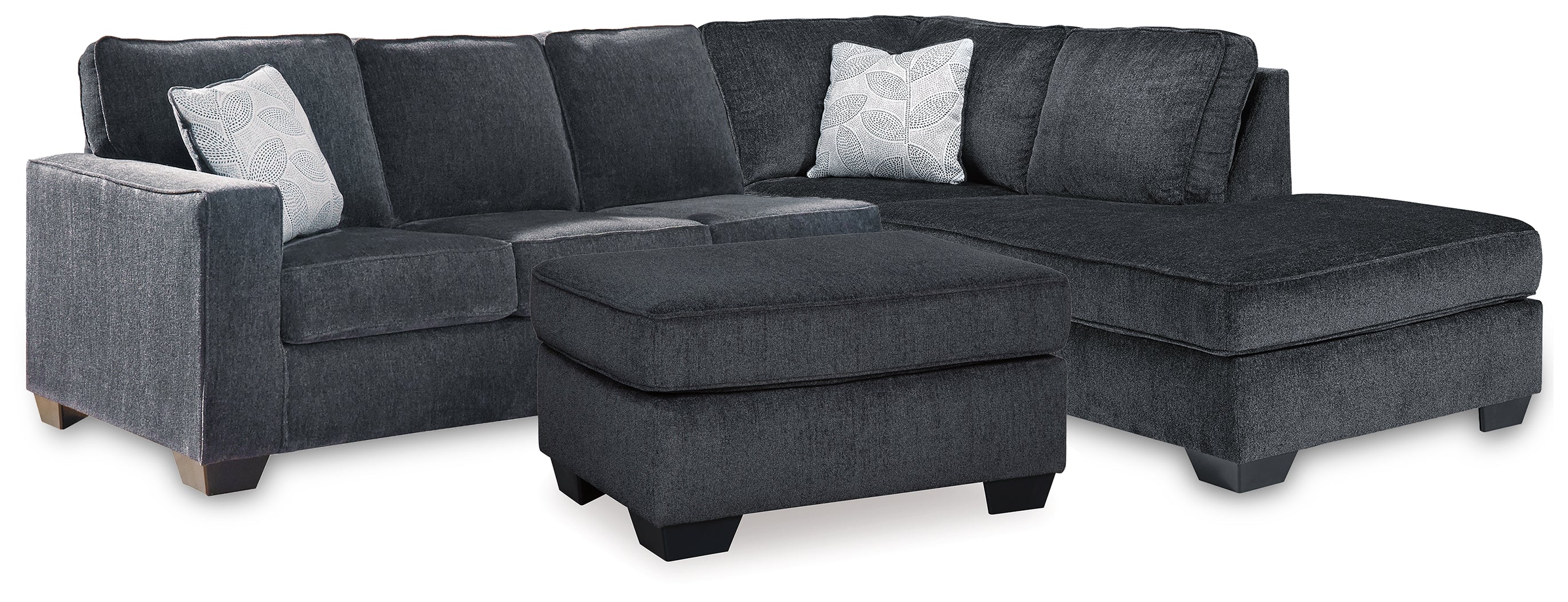 Best Furniture Outlet - Ashley Furniture - Altari 2-Piece Sleeper Sectional and Ottoman - 2-Piece Sleeper Sectional and Ottoman - 87213U15