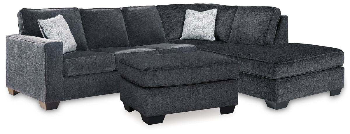 Best Furniture Outlet - Ashley Furniture - Altari 2-Piece Sleeper Sectional and Ottoman - 2-Piece Sleeper Sectional and Ottoman - 87213U15