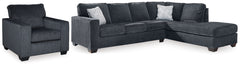 Best Furniture Outlet - Ashley Furniture - Altari 2-Piece Sectional and Chair - 2-Piece Sectional and Chair - 87213U16